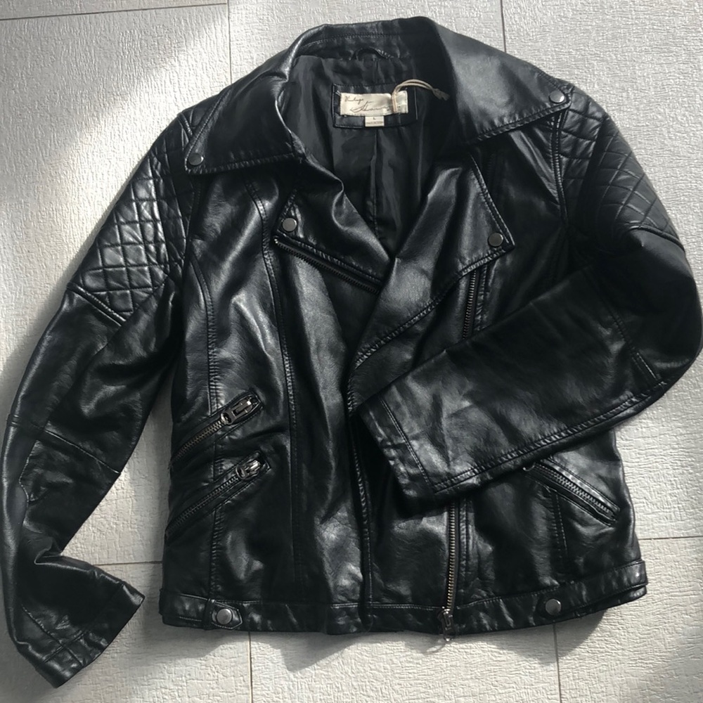 Vintage Havana motorcycle jacket